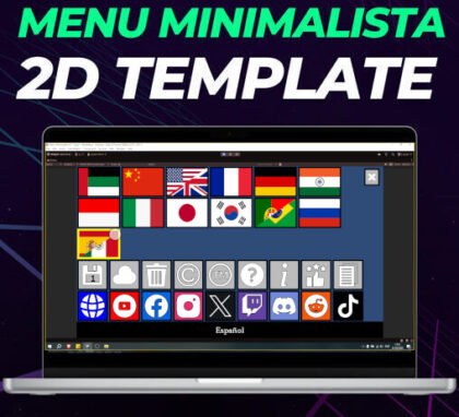 2D Textless Minimalist Menu Template